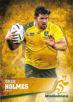 2016 Tap 'N' Play Rugby Trading Cards #15 Greg Holmes Front